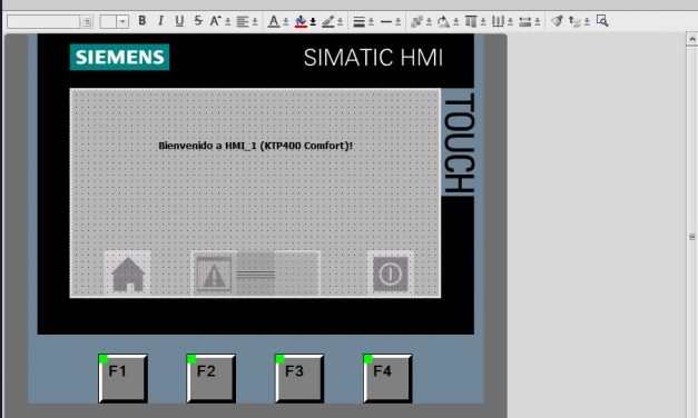 Interfaz WinCC Flexible para empezar un proyecto HMI